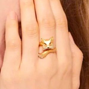 Kate Spade Gold Fox Wrap Around Ring